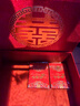 June bride加厚彩礼箱礼金箱结婚用品定亲订婚聘礼提亲彩礼盒红色钱箱6-12万 实拍图