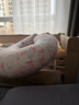 良良（liangliang）孕妇枕头护腰侧睡枕哺乳枕宝宝防吐奶安抚斜坡枕 月子宝妈礼物 奇遇粉 【纯棉枕套 无竹炭包】 实拍图