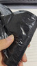 【销量100万+】家用办公垃圾袋加厚加大点断易撕45*45CM 京东物流 抽绳垃圾袋【50个】黑色 实拍图