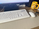 惠普（HP）键盘 无线键盘鼠标套装  轻薄省电无线自动休眠键鼠 笔记本台式机通用办公家用键鼠  CS500白色 实拍图