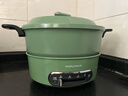 摩飞电器（Morphyrichards） 多功能锅电火锅家用分体式鸳鸯火锅电炒锅烧烤肉蒸煮炒煎电煮锅MR9087 3L 清新绿【标配】涂层升级 实拍图