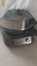 美的（Midea）钛陶电炒锅 电蒸锅宿舍煮锅炒菜专用分体式家用多功能一体电火锅煎锅5.5L多用途锅HCG3218S配蒸笼 实拍图