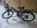 凤凰（Phoenix） 凤凰自行车可折叠山地车路虎男士成年人变速女式越野公路单车 条轮炫彩/折叠双避震/全竞速轴承 26寸24速【参考：158-188cm】 实拍图