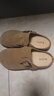 百思图25复古休闲穆勒鞋平跟勃肯拖女拖鞋D3062BH5 驼色 37 实拍图
