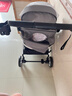 酷贝乐（coballe）婴儿车0-3岁用折叠可坐可躺减震遛娃神器轻便溜娃新生儿宝宝推车 星空灰(轻巧便携+全罩遮阳) 实拍图