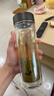苏泊尔（SUPOR）双层玻璃杯茶水分离办公泡茶杯男女出行车载水杯 送礼礼盒装 实拍图
