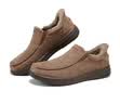 斯凯奇（Skechers）闪穿休闲鞋男士冬季新品百搭一脚蹬加绒保暖通勤鞋高端男鞋 实拍图