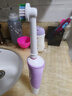 欧乐B电动牙刷成人送男士女士情侣实用新人生日2D声波小圆头旋转充电式软毛刷头D12两支装礼物 实拍图