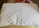 洁丽雅（Grace）纯棉A类纤维枕枕头枕芯双人成人高弹羽丝绒枕头芯 一对装 46*72cm 实拍图