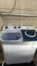 康佳（KONKA）8公斤 半自动波轮洗衣机 大容量 双桶双缸 脱水甩干机 以旧换新家电国家补贴XPB80-752S 实拍图