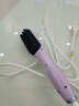 康夫（CONFU）直发梳卷发棒卷直发器负离子造型梳礼物卷直两用便携拉直内发梳子懒人电卷梳KF-524紫 实拍图