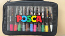 uni三菱POSCA丙烯马克笔（细字）24色限定款PC-3M画笔海报广告记号笔绘画手绘涂鸦笔美育（颜色随机） 实拍图