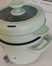 美的（Midea）电煮锅 宿舍小电锅 电蒸锅 多功能家用宿舍泡面小火锅 蒸煮一体电热锅2.6L多功能锅XZE2066 配蒸笼 实拍图