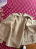 优衣库女装双面呢休闲短大衣478581 30 浅米色 2XL /165/100B 实拍图