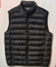 优衣库男装高级轻型羽绒背心/休闲羽绒排骨马甲472294 09 黑色 S /165/84A 实拍图