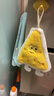 可爱擦手巾挂式吸水加厚卫生间卡通擦手帕毛巾洗手小方巾厨房抹布 奶酪+甜圈 2条 实拍图