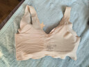 ubras【2件装】无尺码免拆美背内衣女背心无钢圈文胸罩无痕舒适包裹 柔灰紫+燕麦奶 均码 （A-C杯） 实拍图