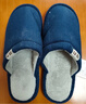 回力日系柔软情侣棉拖秋冬家居室内保暖棉鞋男款HL0006蓝色44-45码 实拍图