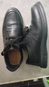 红蜻蜓秋冬真皮正品皮鞋牛皮轻便软底男士商务休闲皮鞋WJA33220 黑色 42 实拍图