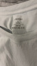 立蒙（LIMENG）男女装素色180g全棉短袖t恤圆领宽松体恤打底衫 白色 L 实拍图