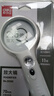 得力(deli)LED灯2.5倍高清阅读放大镜 Ф70mm/Ф22mm双镜片 白色 实拍图