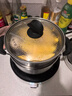炊大皇 304不锈钢汤锅+蒸屉 汤蒸炖锅蒸锅双耳煮粥煮面 20cm 复合锅底 实拍图