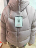 坦博尔连帽羽绒服女泡芙短款韩版面包服小个子秋冬外套TBF530360D 松木棕 M (165)（建议体重120斤-130斤） 实拍图