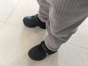 SNOOPY史努比童鞋男童运动鞋冬季短绒加棉跑步鞋保暖棉鞋3933A黑色27 实拍图