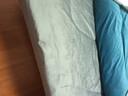 恒源祥牛奶绒秋冬四件套1.5/1.8米床单被套200*230cm蓝色水晶绒 实拍图