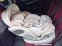 Heekin引领者儿童安全座椅汽车用0-12岁婴儿宝宝车载可坐躺智能通风加热 香槟金MAX(加配+全罩式遮阳棚) 实拍图