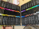 真彩丙烯马克笔不透色可叠色儿童水彩笔笔芯小学生美术专用幼儿园无毒可水洗24/80色丙稀画笔软头白色 【升级软头加量50%】80色圆杆+高端黑盒 实拍图