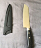 十八子作多用刀家用菜刀厨房切片切菜刀加长款水果刀大号切西瓜寿司料理刀 圆头厨房多用刀（送削皮刀） 实拍图