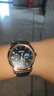 【网红爆款】商务腕表石英运动表休闲皮带男女手表 黑色 实拍图