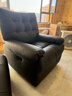 乐至宝LAZBOY轻奢真皮功能单椅懒人沙发客厅落日哈尼手动黑色【7天发】 实拍图