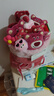 可爱风草莓熊玩偶花束成品创意毛绒卡通花实用女神节礼物送朋友 玫红色花环草莓熊【大号】42*26cm左右 实拍图