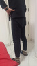 浪莎保暖内衣男加厚加绒中老年秋冬秋衣秋裤保暖套装 男款黑色XXL 实拍图