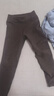 松山棉店【小暖羊】儿童保暖秋裤羊毛打底棉裤加厚加绒男女内穿打底裤校服 加厚暖520-咖啡棕（-15~-5°C） 120 cm 20-30KG 实拍图