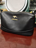 真皮质感正品2026新款女包单肩斜挎包大容量三层中年妈妈包腋下包 黑色 实拍图