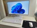 AOC大师926 23.8英寸高清学习商用办公一体机电脑台式主机(酷睿i5-12600H 16G 512G WIFI 键鼠）白 实拍图