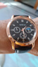正品男士手表高档休闲石英表简约气质男表皮带高颜值罗马时尚腕表 黑色运动款 实拍图