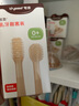 世喜婴儿牙刷0-1岁乳牙刷口腔清洁棒器早早刷2支装新生幼儿硅胶刷套装 实拍图