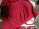 ubras[虞书欣同款]夹心软支撑光面小胸聚拢女无痕内衣隐形无钢圈文胸罩 new【背勾款】丝绒红 L 80A/80B 实拍图
