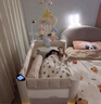 酷豆丁云朵智能哄睡婴儿床折叠拼接大床可移动新生婴儿床宝宝床床 床+蚊帐+置物篮+纤维床垫+摄像头 实拍图