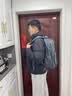 LUCKY LION男士双肩包背包大容量商务旅行出差电脑包初高中学生书包墨韵灰澜 实拍图