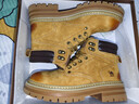 骆驼（CAMEL）【山丘】经典大黄靴反绒马丁靴户外工装靴 L23W076065 土黄 38 实拍图