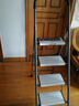 奥鹏梯子家用梯人字梯折叠梯铝合金宽踏板登高置物梯加粗铁梯1104K 实拍图