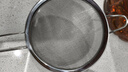 拜杰不锈钢漏网漏勺细网豆浆中药过滤网果汁打沫勺面粉筛两件套 实拍图