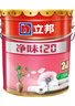 立邦乳胶漆净味120二合一墙面乳胶漆内墙油漆涂料环保墙面漆室内家用 【热销/京雅居净味】 18L*1件 面漆 实拍图