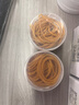 得力（deli）【超级爆款】50g筒装耐用橡胶圈/橡皮筋/牛皮筋 高弹力不易断 财务办公用品 3214 实拍图