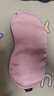 TA真丝眼罩桑蚕丝睡眠遮光透气男女通用午睡觉舒适旅行旅游 樱花粉 实拍图